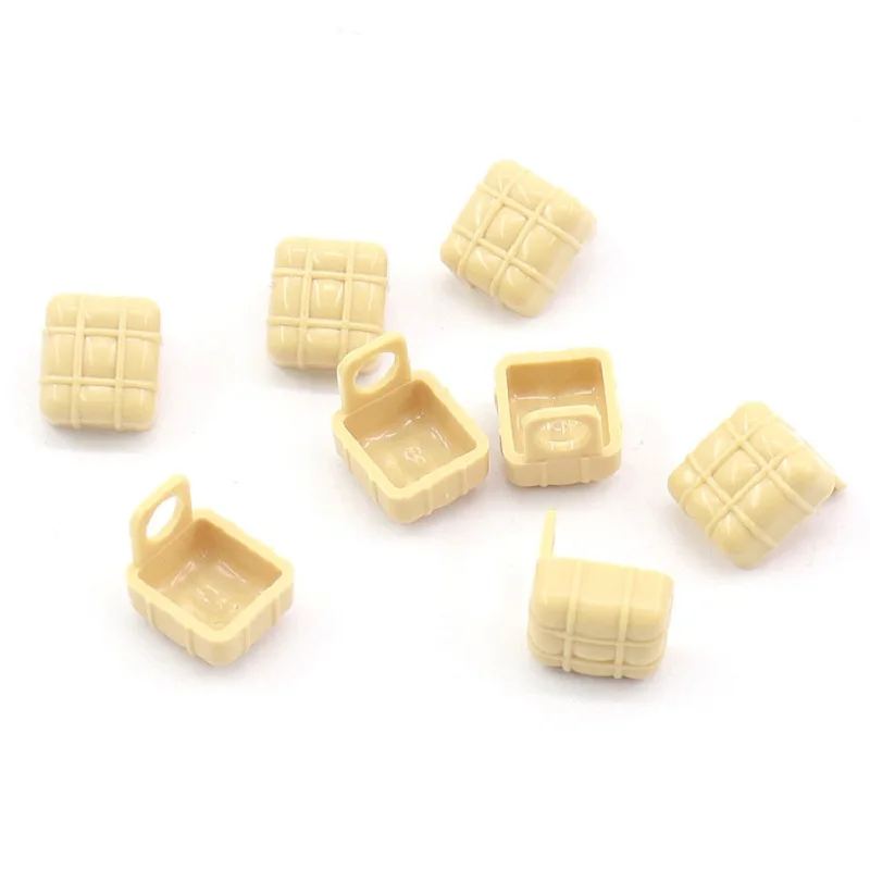 MOC 10PCS War Military Backpack Building Blocks Kit Bag Compatible Figures Bricks Particle Idea Toy Children Birthday Kids Gifts