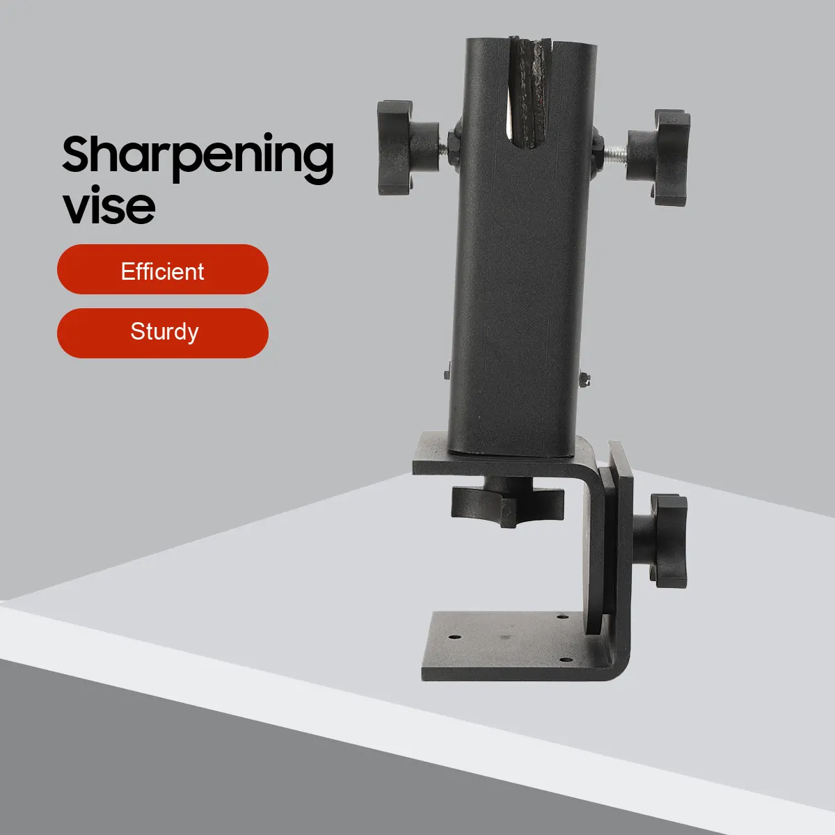 Multi-Mount Bench Vise Suitable for Tool-Making Workbench, Tilt-Rotatable 360-Degree Rotating Knife Tool Vise