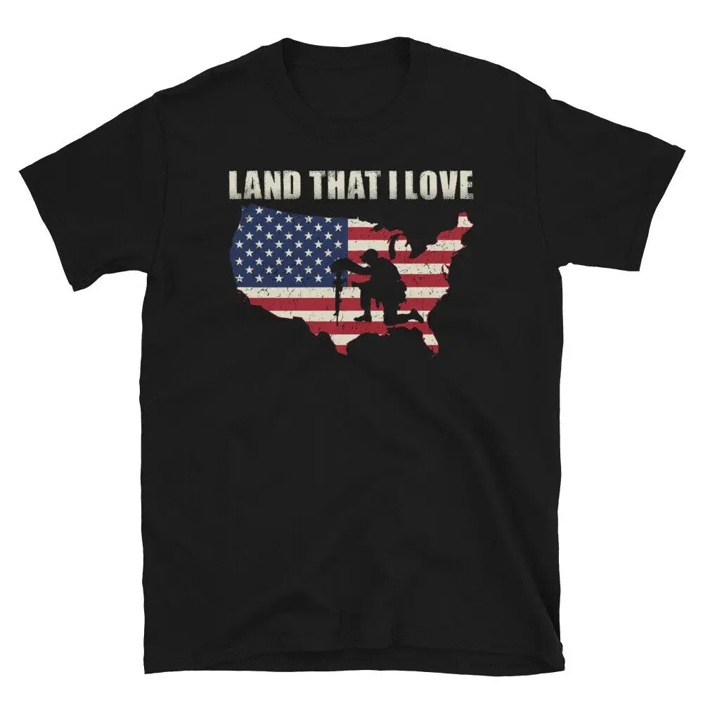 USA Land I Love US VETERAN Awesome Graphic Classic