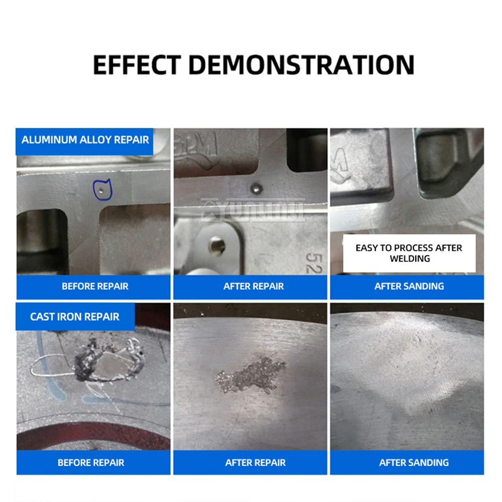 Electric Spark Welding Repair Machine for Cast Iron Copper Aluminum Cold Weld Defect Strengthening Metalworking Tool