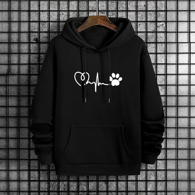 Laufen Herren Hoodies Casual Print Sweatshirts Sportswear Outdoor Fitness Sport Jogging Männer Kleidung Mode Pullover Gym Tops