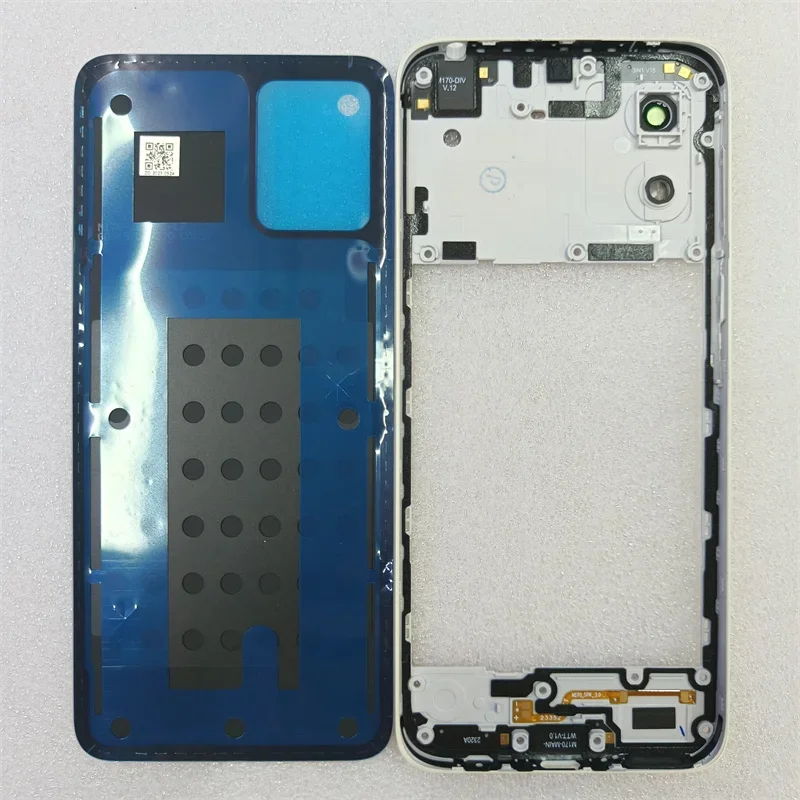 Full Housing Case For Motorola Moto E13 Middle Frame Cover+Battery Back Cover Rear Door Cover With Camera Lens Replace