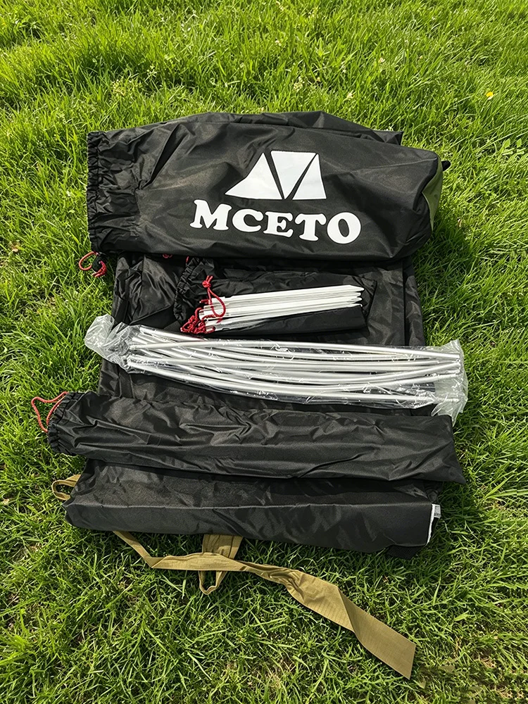 Ultraleichtes Zelt - 1-Personen-Rucksackzelt, Ein-Personen-Mesh-Bivy, Wasserdichter Schlafsack für Rucksackreisen und Camping – Detail 9