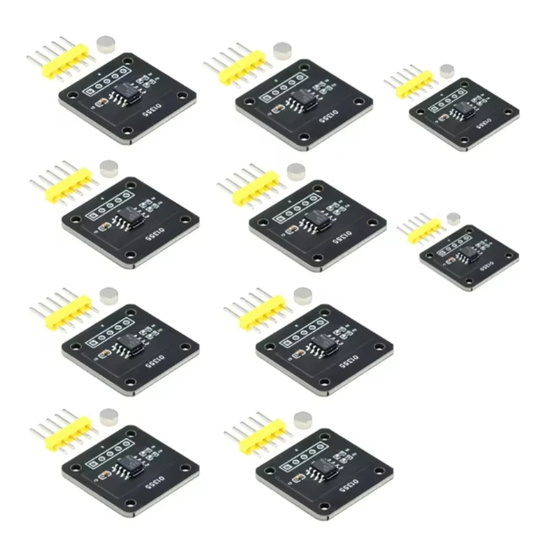 MT6701 Magnetic Encoder Module 14-Bit High Angle Measurement Sensor for Magnetic Induction 10 Pieces-ABFT view 6