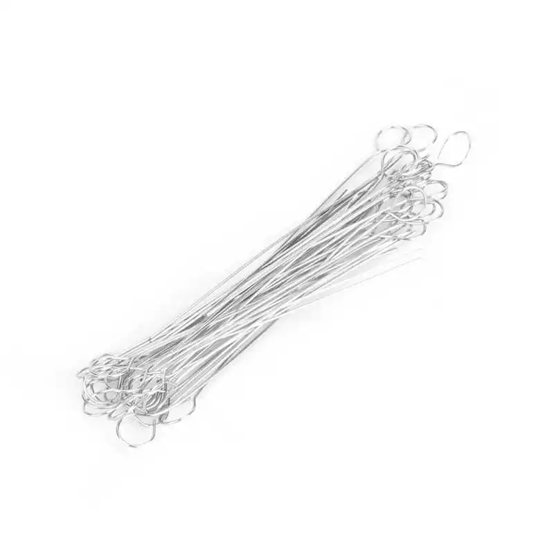 50Pcs/lot Reusable Inoculating Loop Holders Nichrome Needle Tips Inoculation for Laboratory