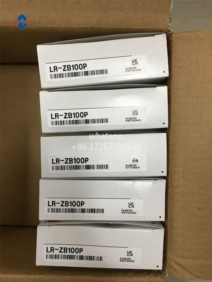 1 Stück brandneuer Lasersensor LRZB100P LR-ZB100P Neu im Karton