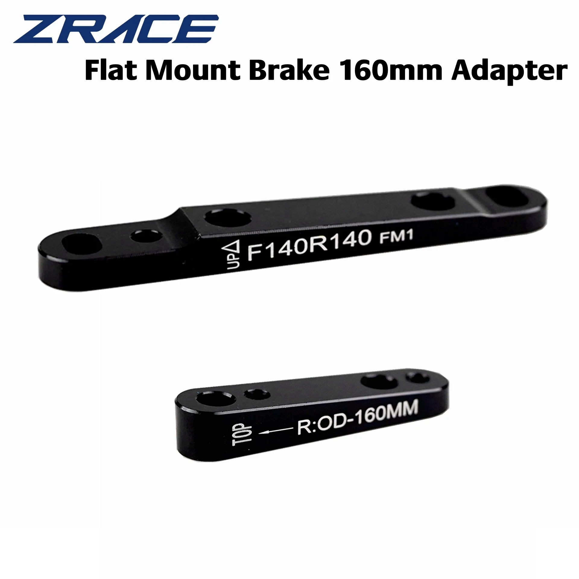 ZRACE Road Bike Disc Brake Flat Mount Brake 140-160mm Adapter, Front 140 / 160mm Adapter, Rear 160mm Adapter Bracket