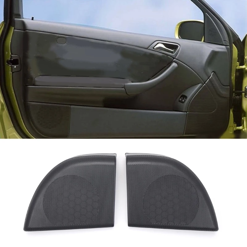 New Car Hand Door Side Door Speaker Cover Trim Horns Cover For Mercedes For Benz W203 CLC Coupe 2Dr A20372703889051 ABS Plastic