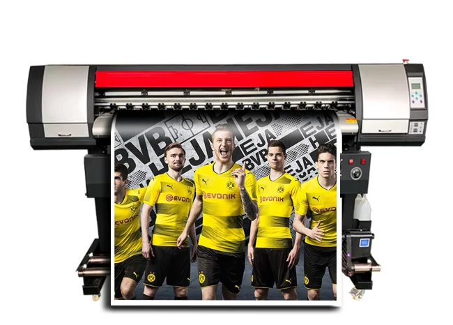 High-speed sublimation printer pvc material printing machine i3200 large formater printers