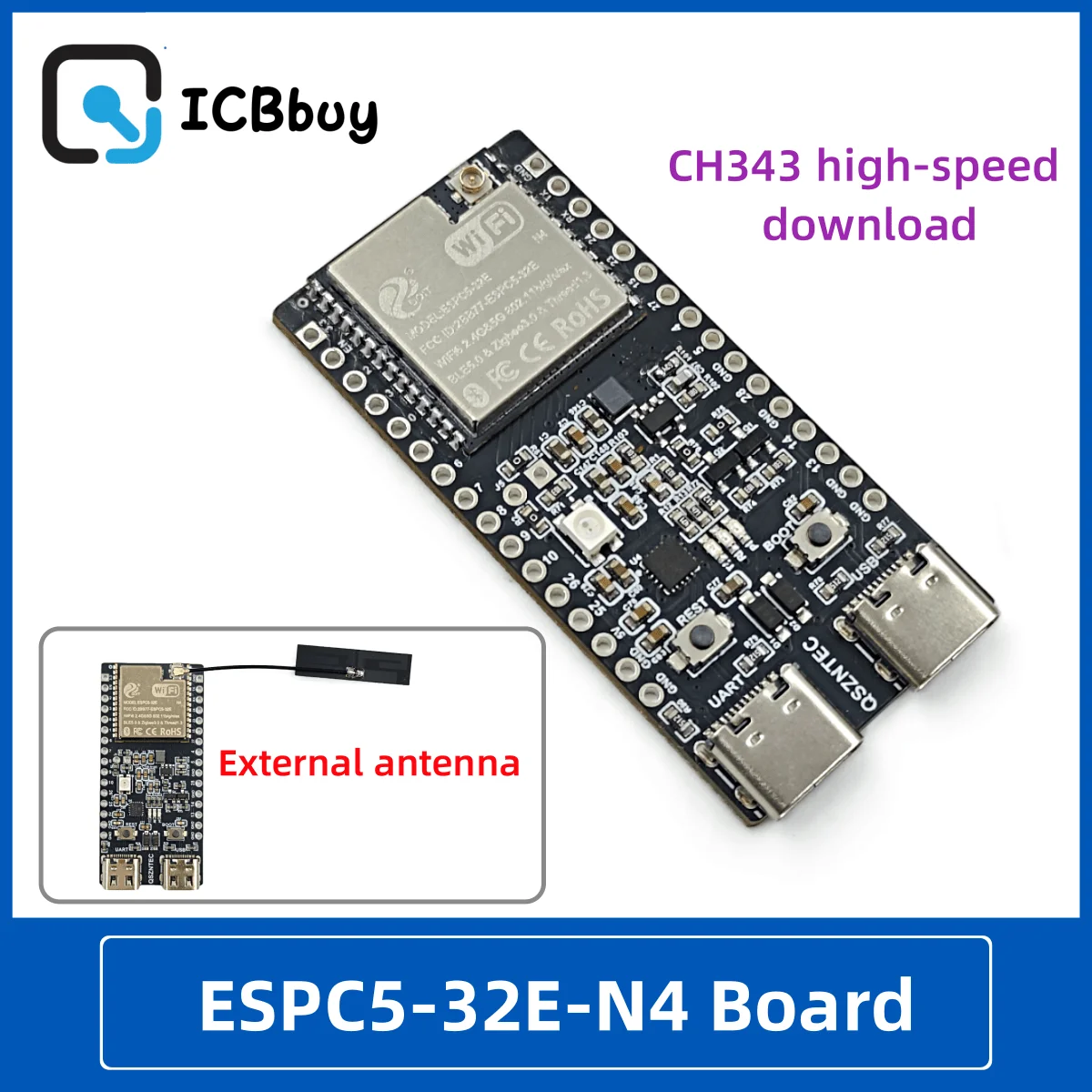 ESP32-C5 ESPC5-32E-…