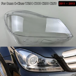 Front Headlight Glass Cover Headlamps Transparent Shell Lens Case For Mercedes-Benz C-Class W204 C180 C200 C260 2011 2012 2013