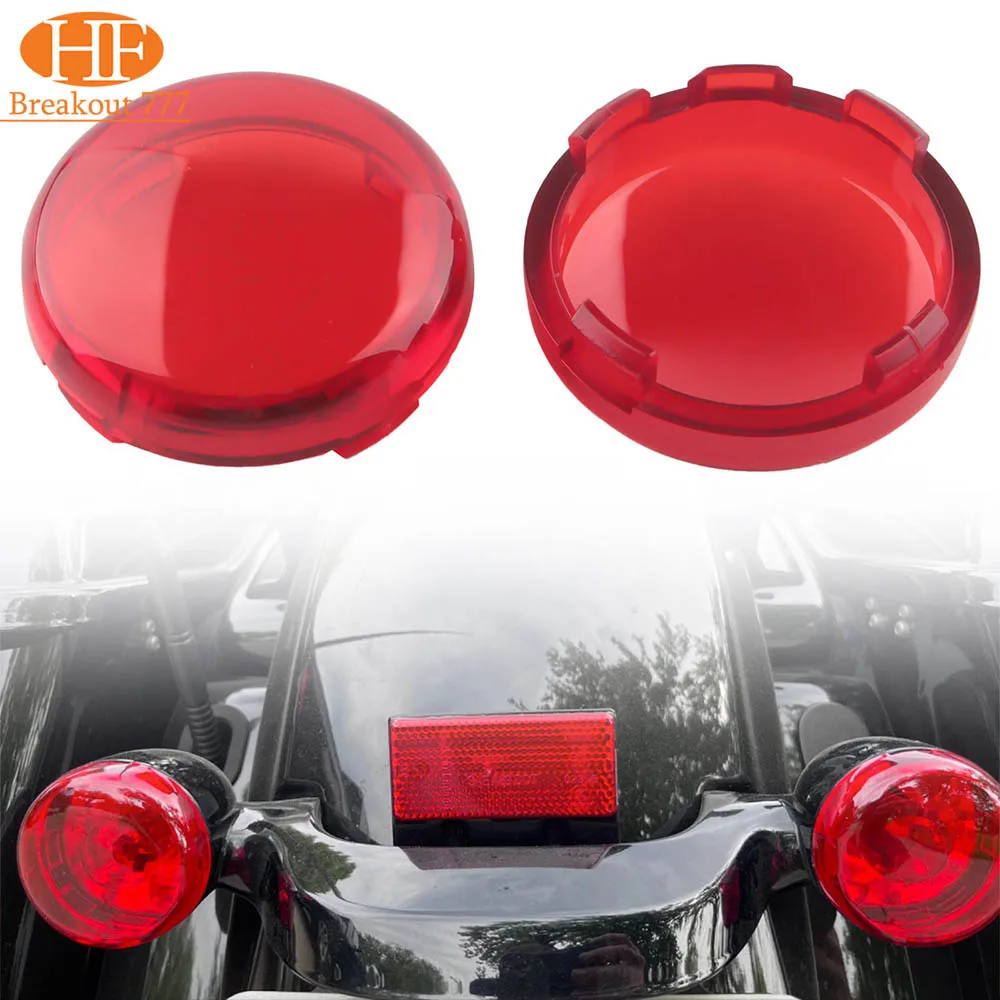 

2Pcs Motorcycle Turn Signal Indicator Lens Lights Cover For Harley Touring Dyna Softail Sportster 1200 883 Electra Glide Street