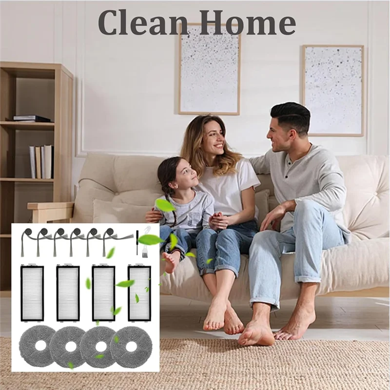 Replacement Part For Roborock Saros Z70 Vacuum Cleaner Side Brush Hepa Filter Mop Cloth Accessories Kit