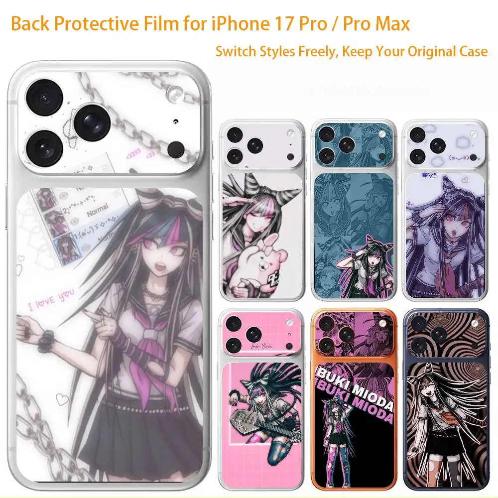 

Cartoon I-Ibuki Mioda S-Shuichi 3D Full Body Skin Decal for iPhone 17/Pro/Pro Max Color Rear Protective Sticker