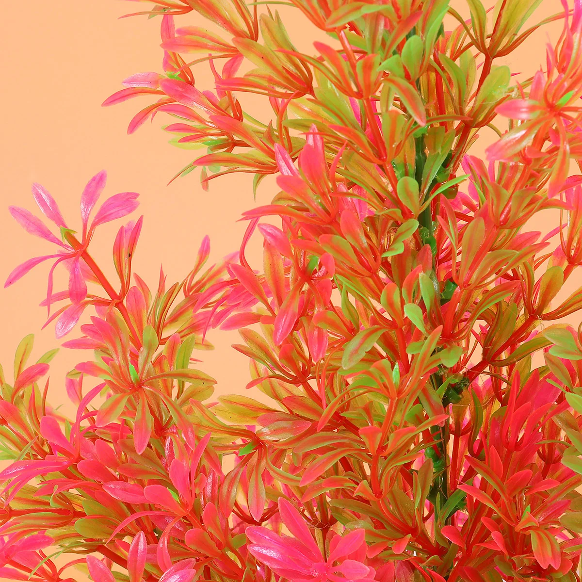 

Simulation Water Grass Aquarium Plants Vivid Artificial Aquatic Decor For Fish Tank Pink Ceramic Base Lifelike Waterproof Safe