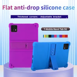 For T-Mobile REVVL TAB 5G Case 10.36Inch drop resistant silicone protective case Adjustable stand Children's tablet full edge so