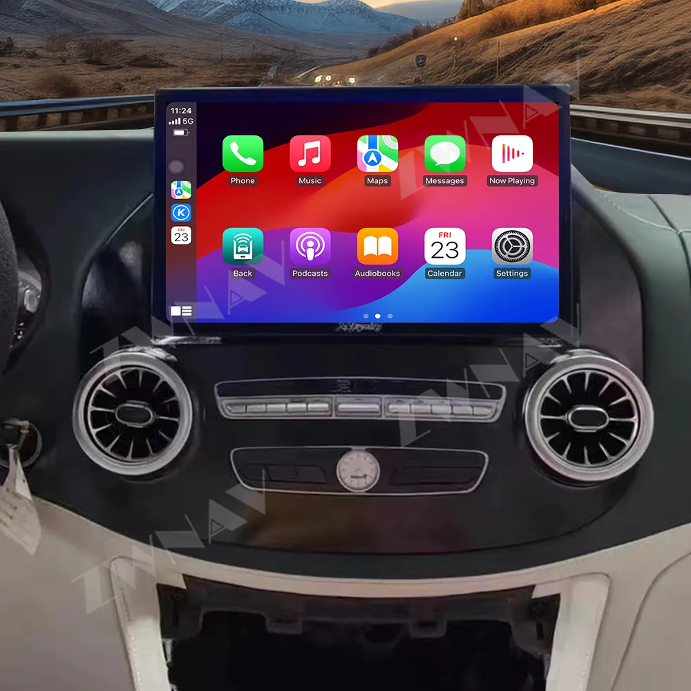 13.3 بوصة لمرسيدس بنز فيتو 116 W447 2016-2022 أندرويد راديو السيارة مشغل وسائط متعددة ستيريو لتحديد المواقع والملاحة Carplay رئيس وحدة #1