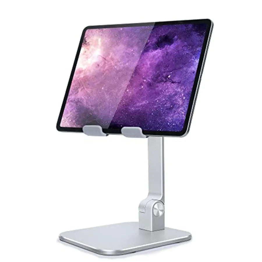 

Aluminum iPad Stand Adjustable Tablet Holder for Desk Desktop Tablet Stand Dock for iPad Pro 12.9 11 iPad Air Mini 4 5 and More
