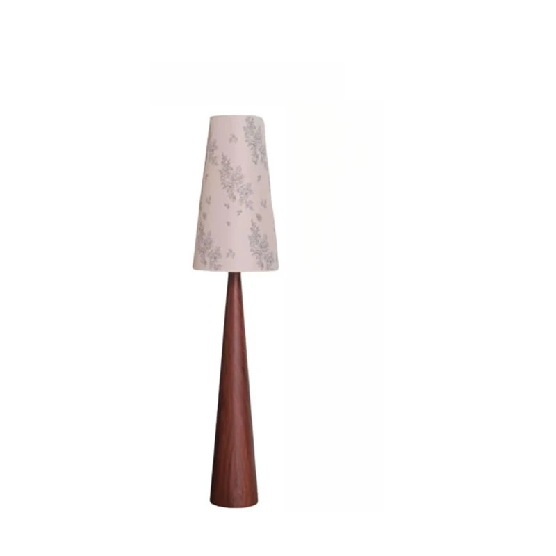 

Log fabric floor lamp bedroom bed and breakfast sofa atmosphere retro vertical lamp