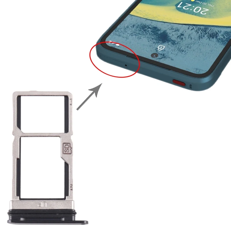 

SIM Card Tray + SIM / Micro SD Card Tray For Nokia XR20