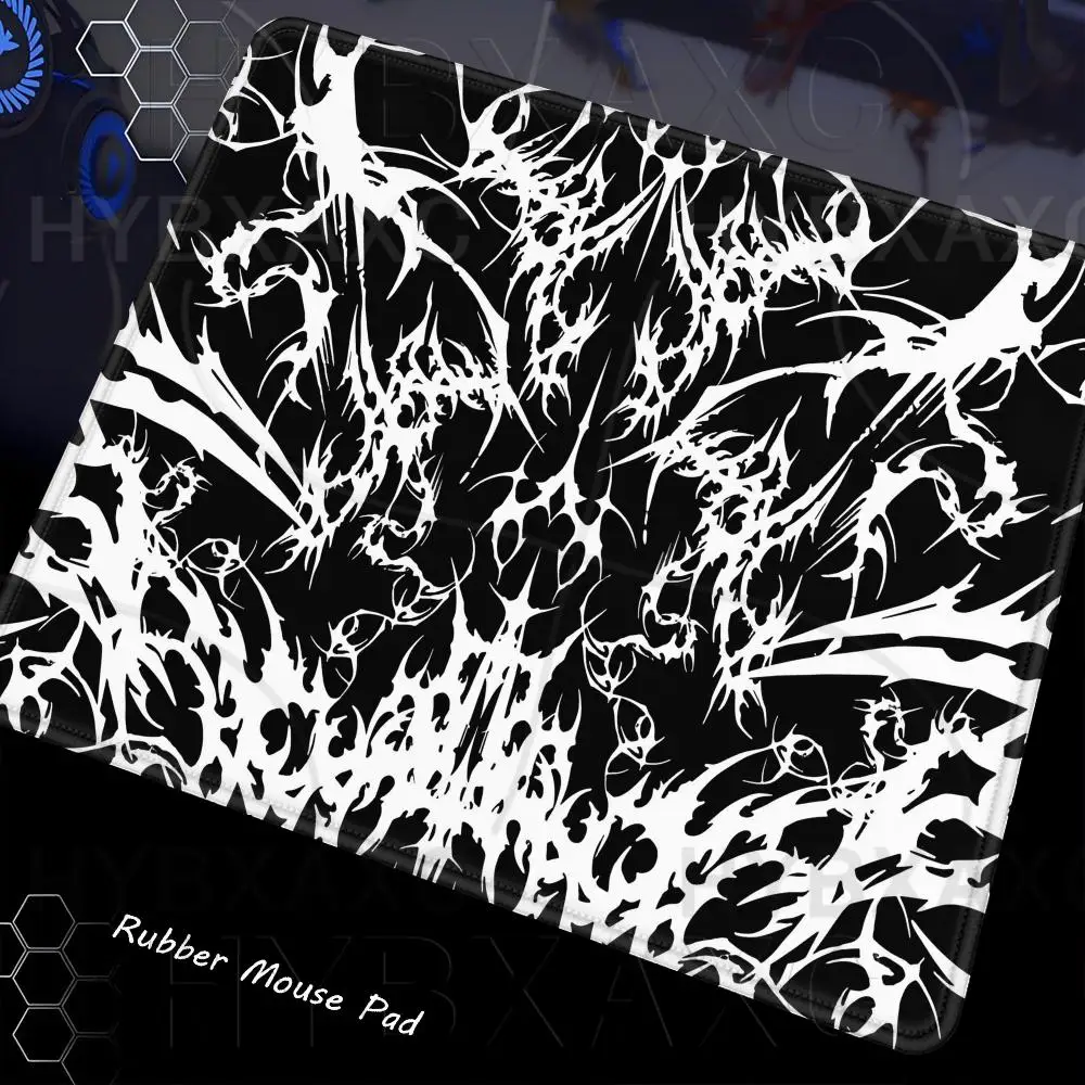 Dark Style Gothic Mouse Pad Multiple Sizes Large Square Computer Office Game Table Mat Creative Aesthetic Texture Rubber Deskmat