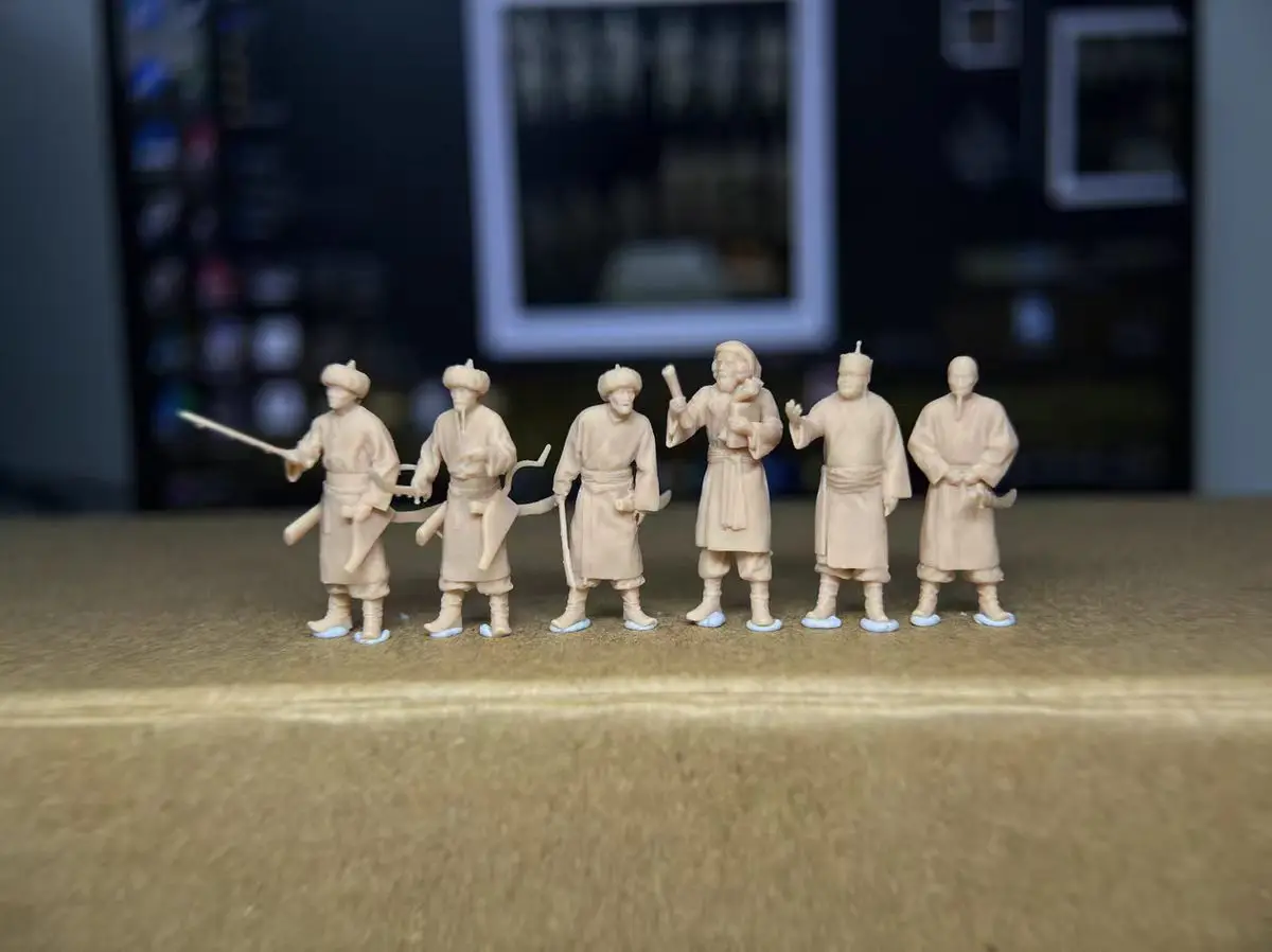 Miniature 1/72 resin model super mini ancient mongolia  soldier s 13pcs/set scene decor