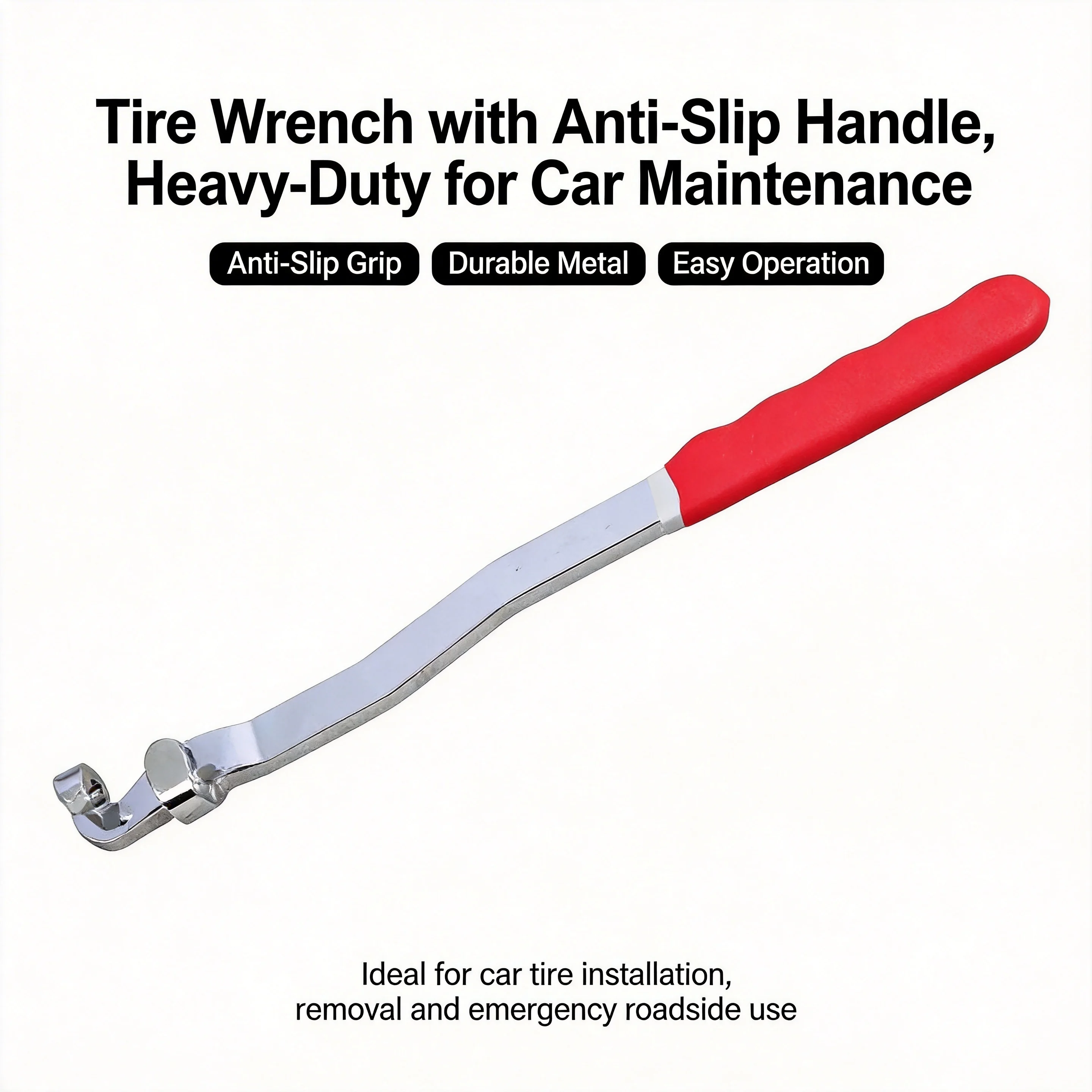 

39cm Wrench Extension Bar, High-Strength Steel Breaker Bar, 390mm Alloy Forged Car Wrench Extension Rod, Heavy Duty Manual Tool