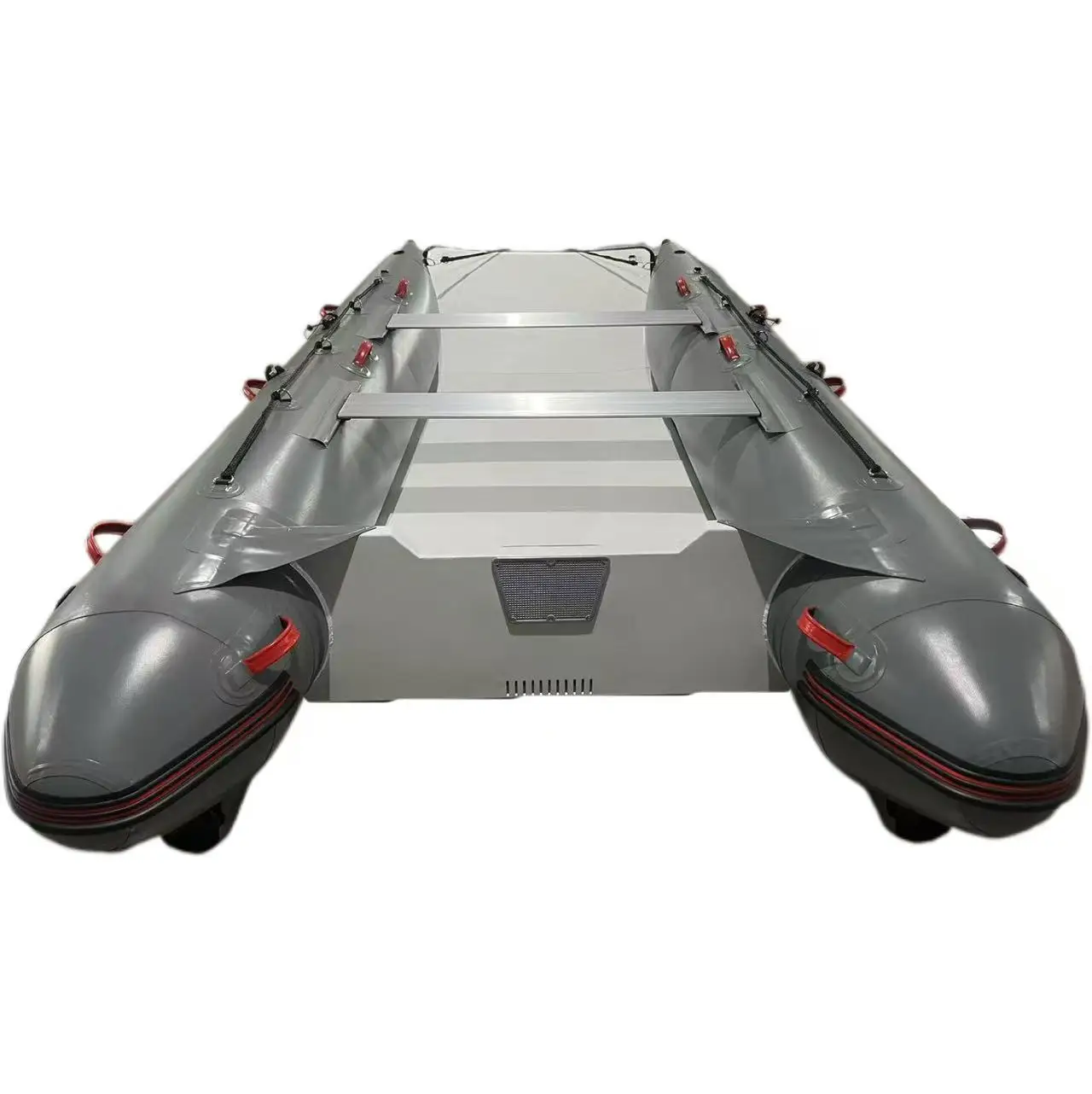 Factory Price 1.2mmPVC Hypalon Favorite Inflatable Thundercat Boat Catamaran Light Weight China Fiberglass Single Outboard Motor