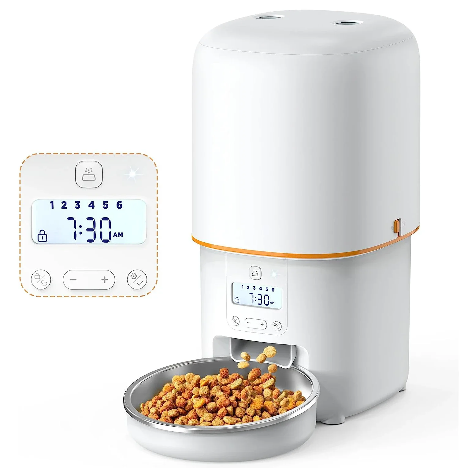 

Hot selling New Design 4L ABS Automatic Intelligent Timer Smart Pet Feeder Automatic Pet Feeder