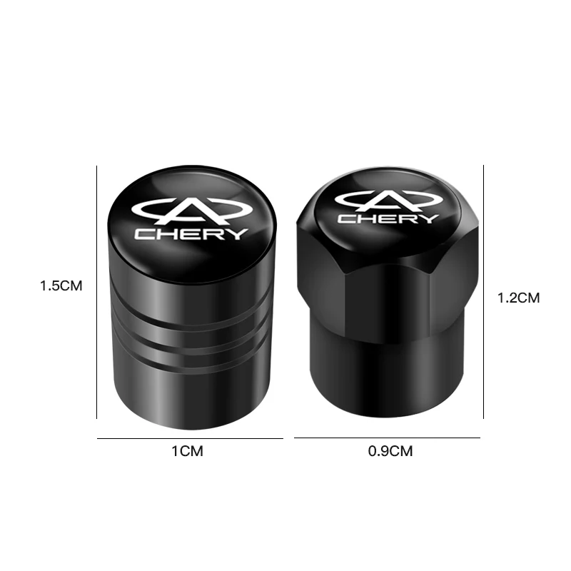 4PCS Car Styling Car Wheel Tire Valve Cap Stem Case For Chery Tiggo 2 3 5 T11 QQ A3 A5 E3 EQ X1 QQ3EV 3X E5 A1 V5 ARRIZO 3 5 7