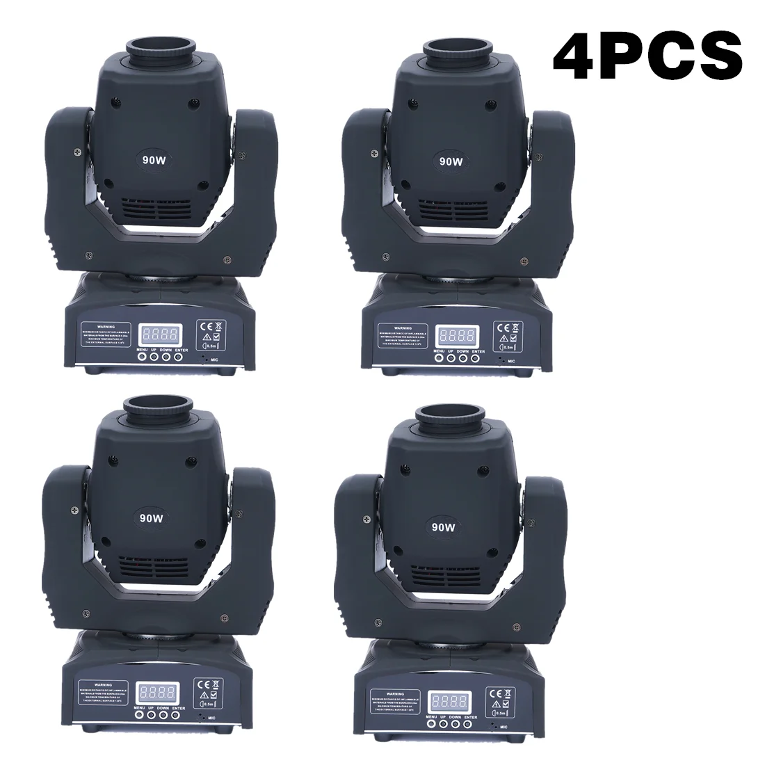 4 STKS 60 W Mini Led Dmx Podiumverlichting Moving Head Licht 8 Gobos 8 Kleuren DMX 512 met Geluid Activa Voor Club DJ Podiumverlichting Party