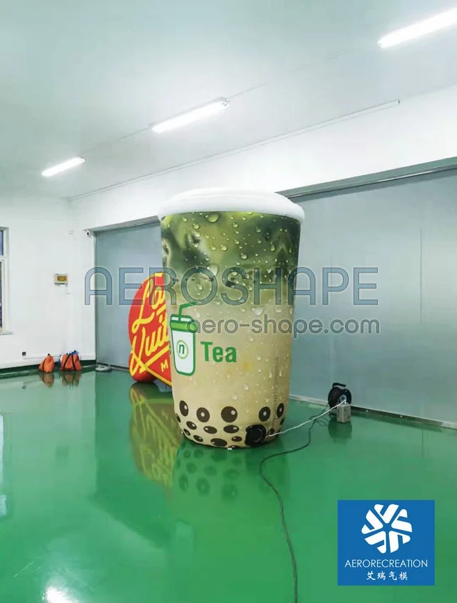 Full Customization Giant Inflatable Milk Tea Cup Brand Promotion Huge Customized Inflatable Advertising Bottle