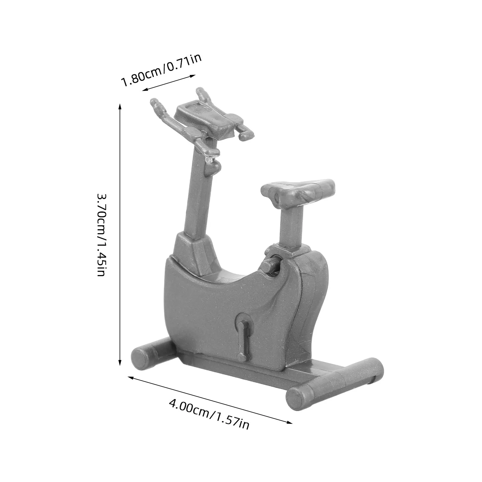 Miniature House DIY Gym Equipment Indoor Scene Decoration Mini Exercise Fitness Accessories Architectural Small Scene Kit