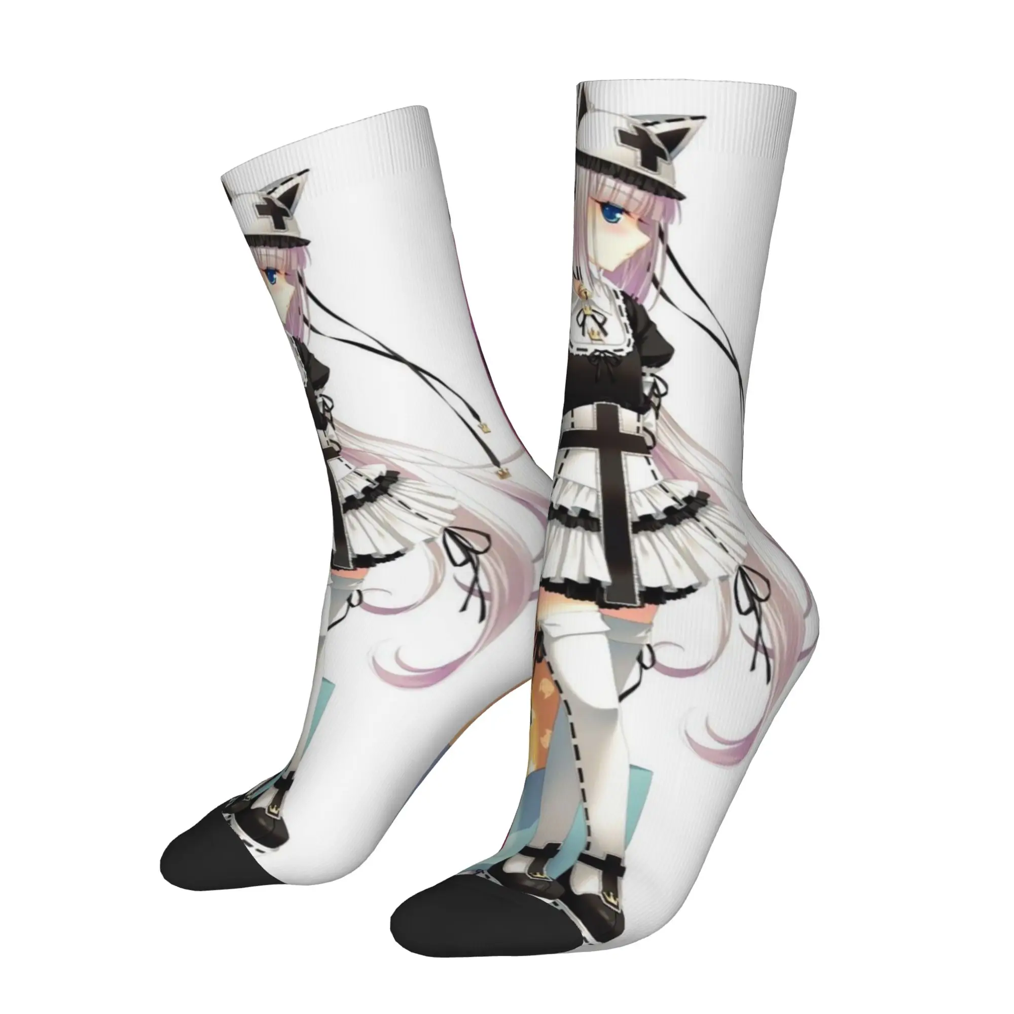 

Anime Nekopara Socks Men Women Chocola Vanilla Otaku Fans Socks Spring Summer Autumn Winter Middle Tube Socks Gift