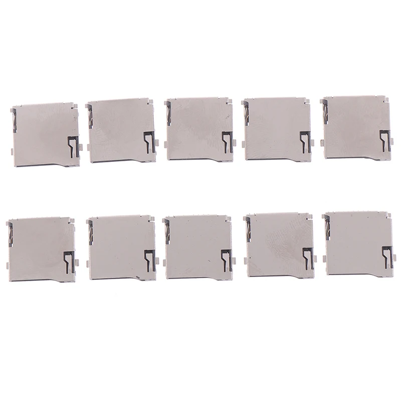 10pcs Push-Push Type TransFlash TF Micro SD Card Socket Adapter connettore PCB automatico