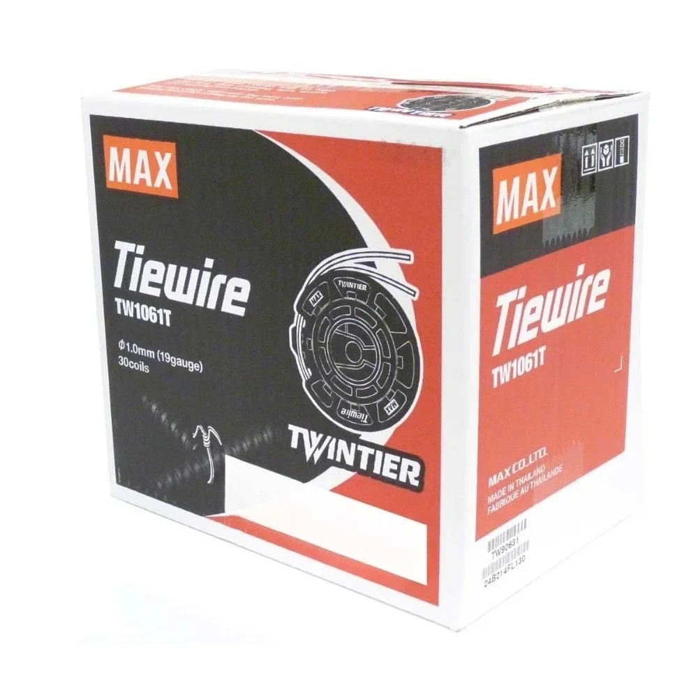 outdoors-TW1061T Regular MAX TIE Wire 30 ROLL,19-gauge black annealed steel wire delivers consistent performance,Excellent quali