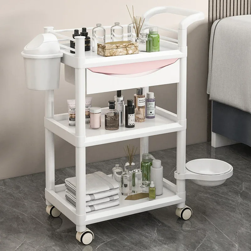 Carrito De mano auxiliar para Cocina, organizador De Muebles con ruedas, mesa De isla, carrito De hierro para escenario, organizador De Spa