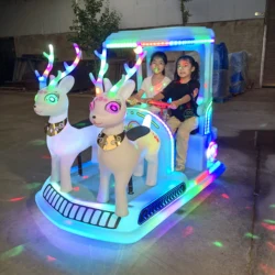 Factory Direct Sale New Electric Reindeer Children Bumper Car For Sale