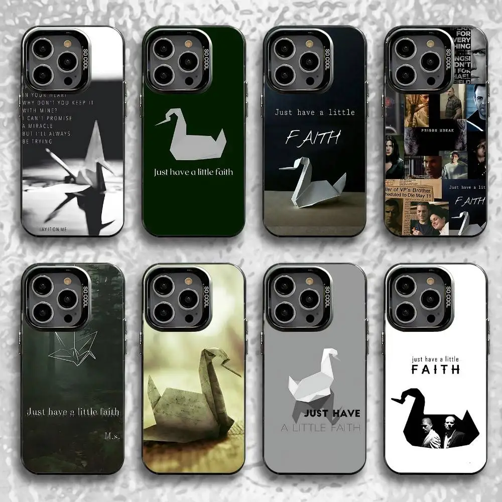

Prison Break Just Have A Little Faith Case For iPhone 16,15,14,13,12,11,Pro,X,Max,Plus,Mini,SE Black Candy Matte Shockproof Case