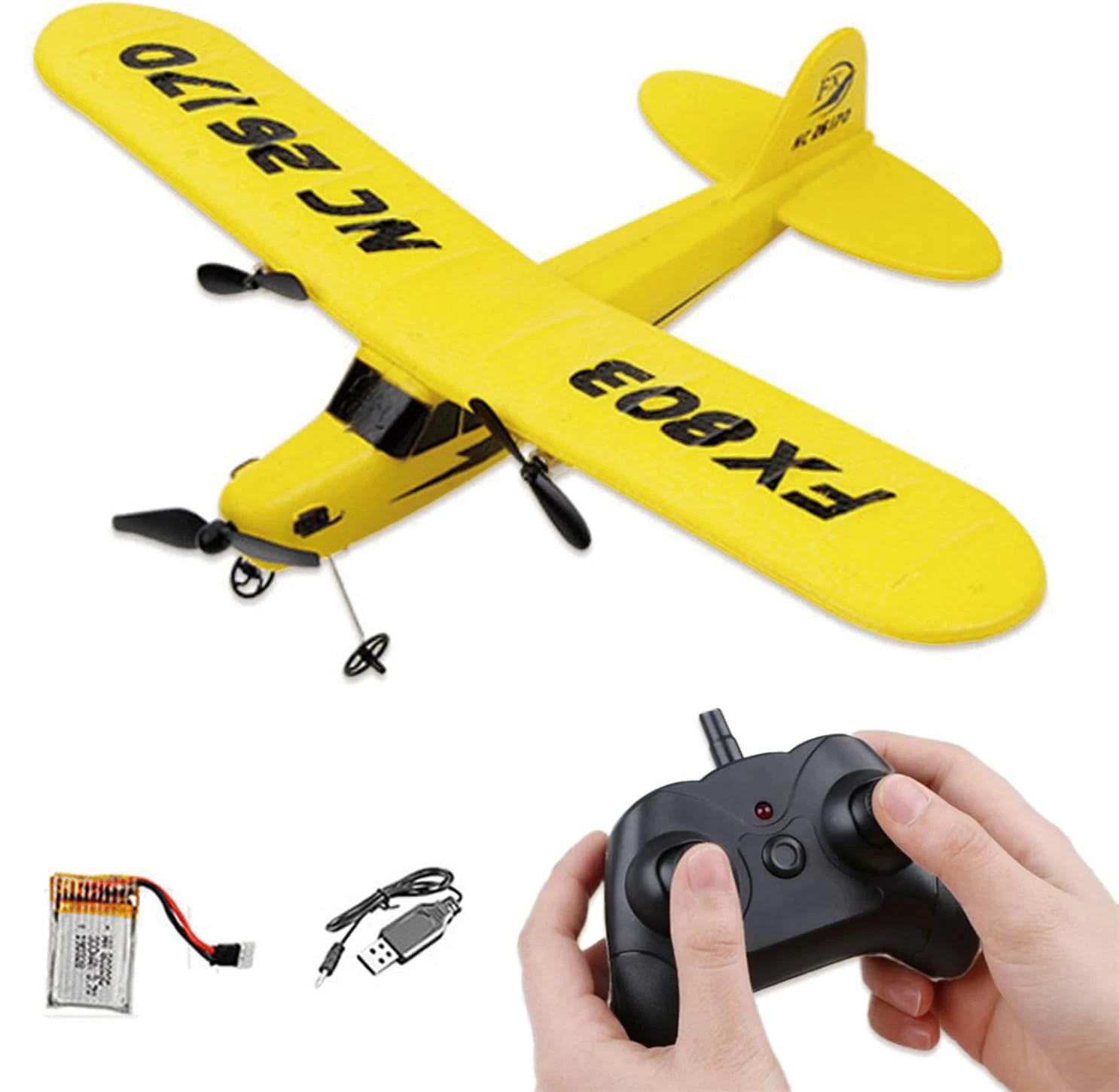 

FX803 RC Plane 2.4G 2CH EPP Foam Remote control Airplane Super Glider Aircraft Outdoor Plane Toys for Kids Gifts