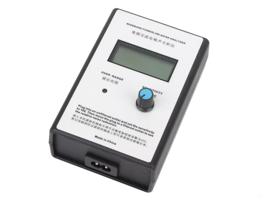 LCD Wideband Power Noise PowerLine Analyzer AC Power Noise Analyzer Tester EMI Measuring
