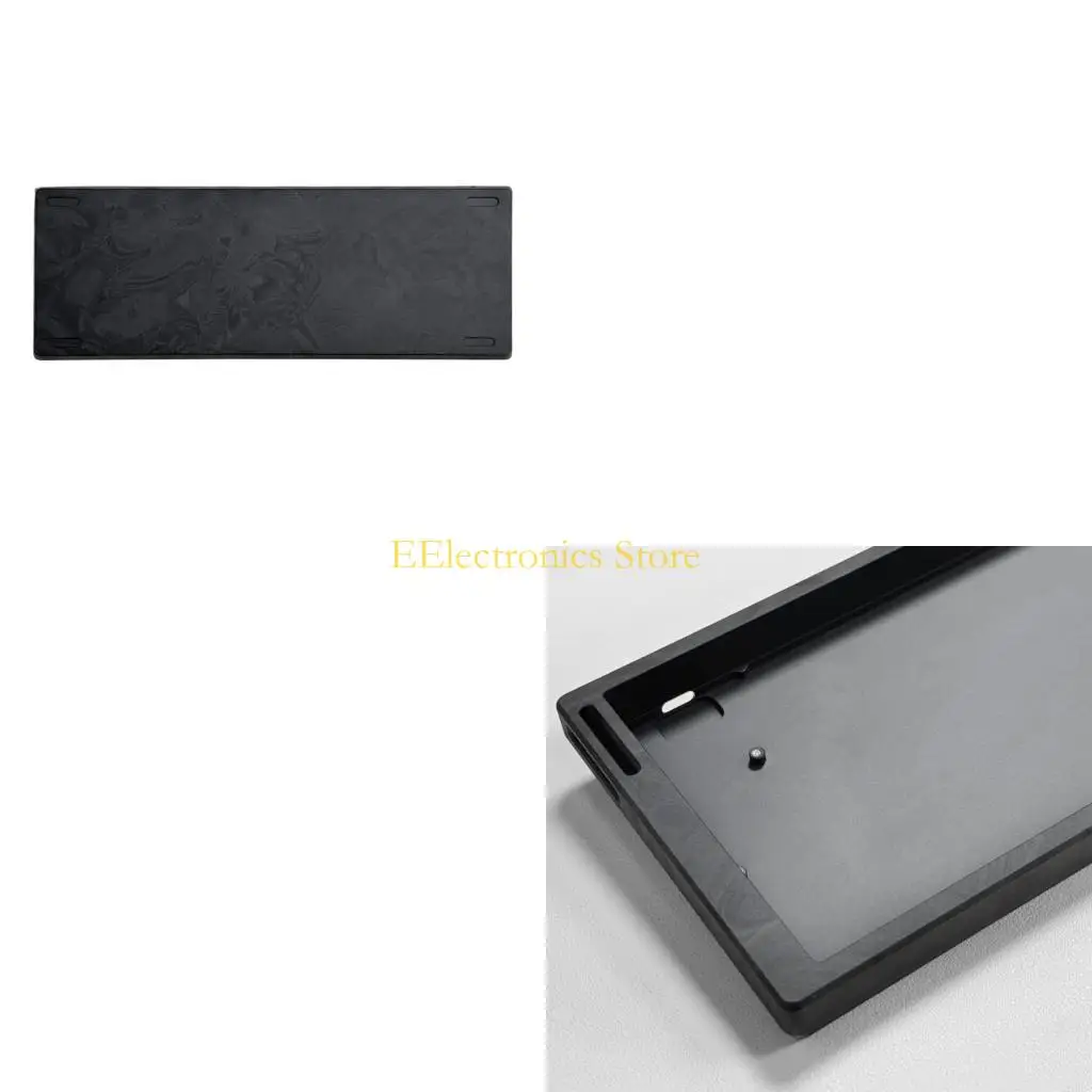 B03C GH60 Universal Keyboard Frame Case In Black And Silver Color With Anti Fingerpri
