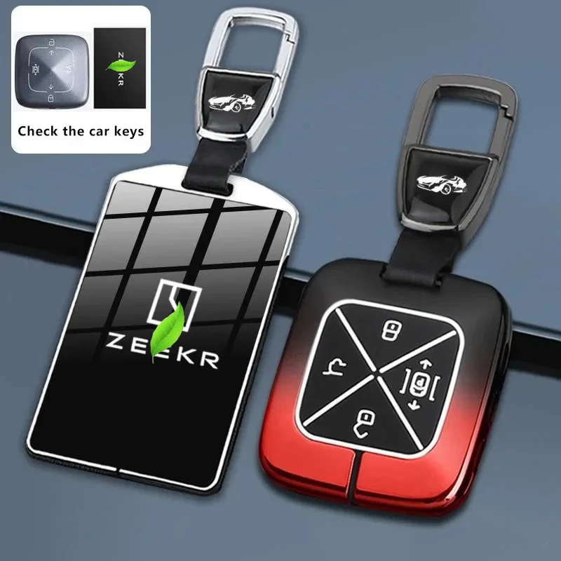 For ZEEKR 7X 001 X MIX 007 009 Zinc Alloy Car Key Case Remote