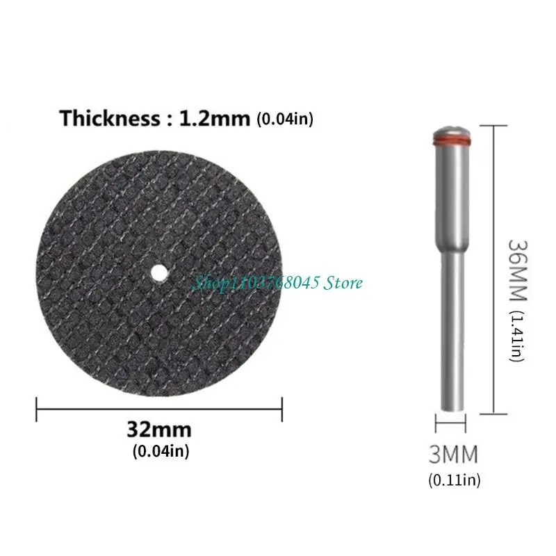 Fibra vidrio reforzado R53F Disco corte 32 mm para accesorios molinillo eléctrico