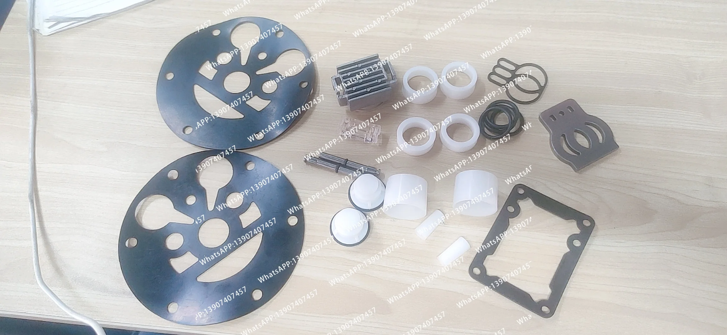 QBY/QBK-25/40/50/65/80/100 Pneumatic Diaphragm Pump Parts Repair Kit, Slider, Piston