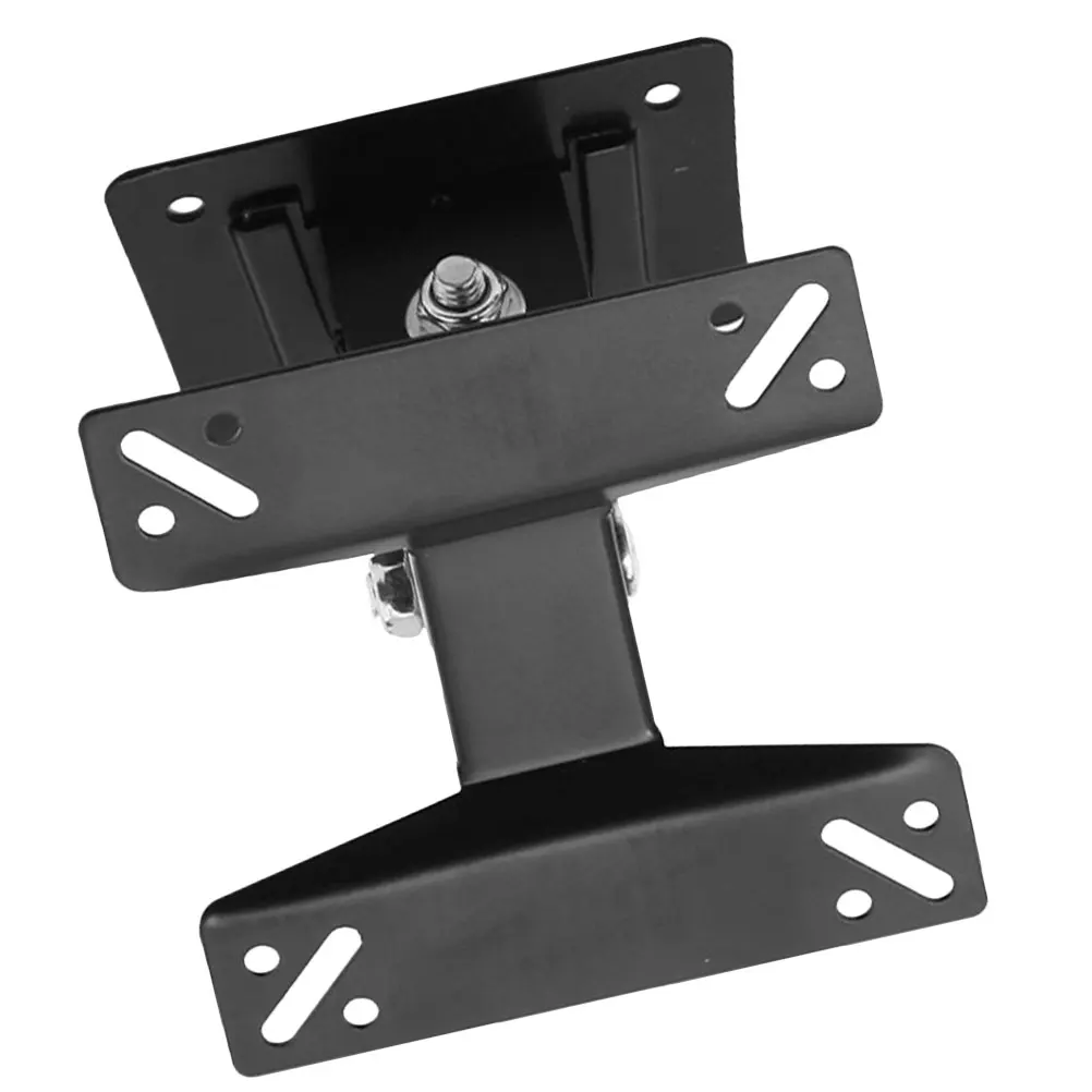 

Swivel Mount 14 to 27 Inches LCD Bracket Rotatable Stretchable Holder Durable Steel Easy Clean Various Occasions Hole Spacing