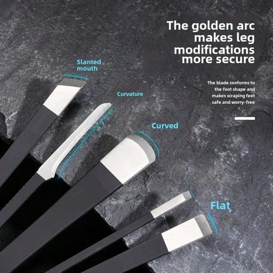 

4/5/6 шт., набор вросших ногтей из нержавеющей стали, набор для ухода за ногами для педикюра для удаления мозолей на твердой коже, инструменты для бритвы для мозолей на педикюре