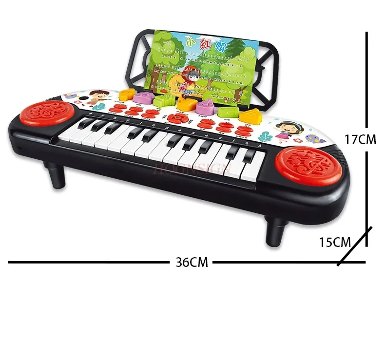 Children's electronic piano recording toys 1-3 years old children's early education music electronic piano newborn story puzzle