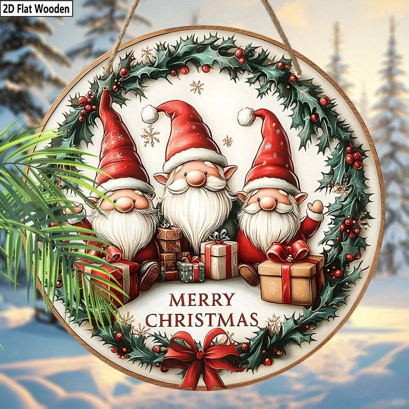 2D Flat, 2D Flat 1pc Winter Merry Christmas 