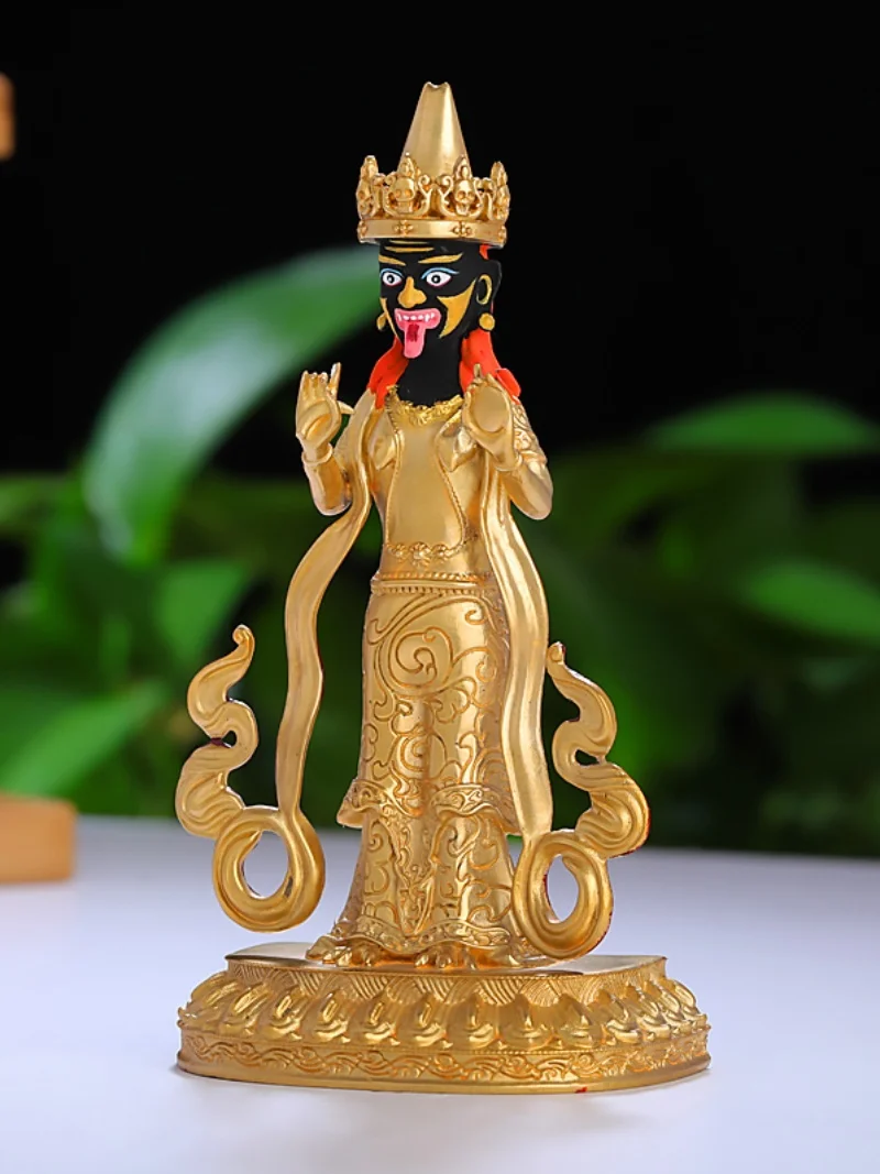 Zakiram pure copper home decoration Tibetan national style gold   Buddha statue.